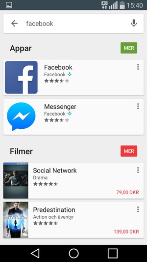 Välj appen