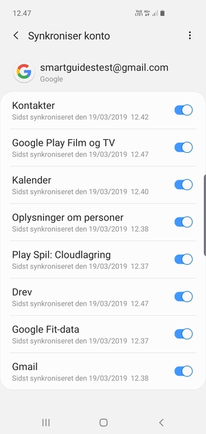 Vælg Menu-knappen