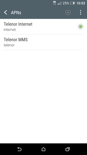 Select the Menu button