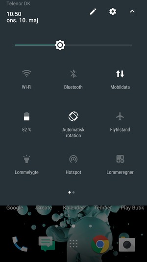 Swipe til venstre