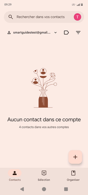 Sélectionnez Organiser