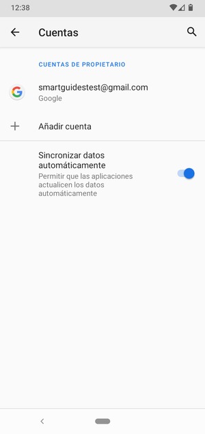 Seleccione su cuenta Google