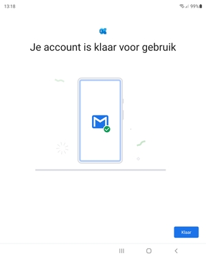 Selecteer Klaar