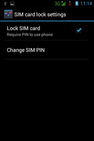Select Change SIM PIN
