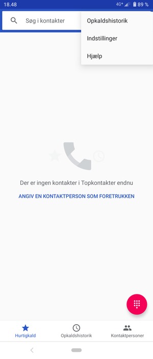 Vælg Indstillinger