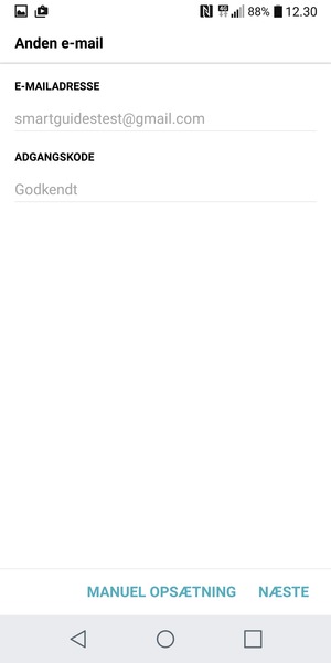 Vælg NÆSTE