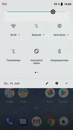Stellen Sie die Helligkeit auf das erforderliche Niveau