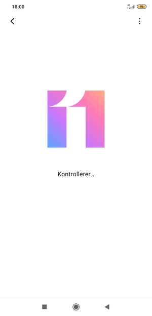Afvent at søgningen er afsluttet
