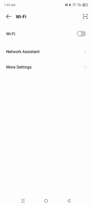 Turn Wi-Fi on