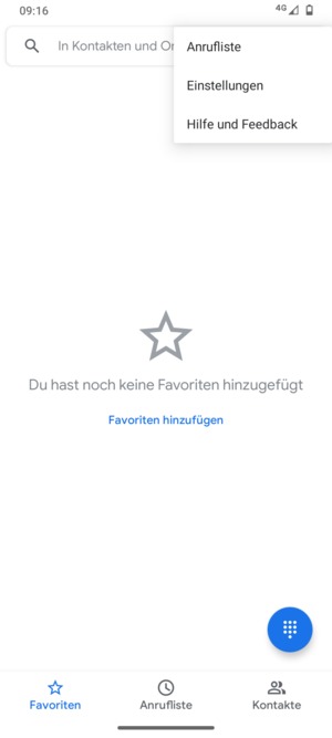 Wählen Sie Einstellungen