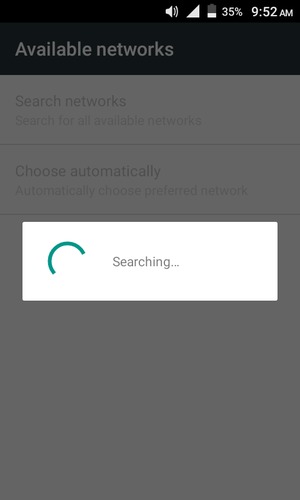 Wait for the search to finish