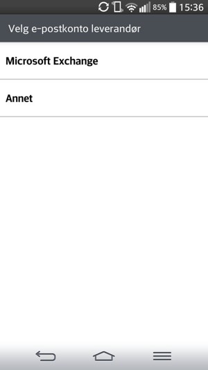Velg Annet