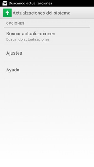 Espere a que la búsqueda termine