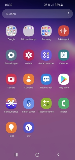 Wählen Sie Einstellungen