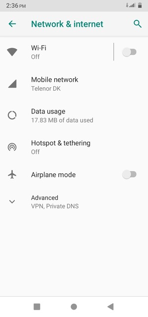 Select Mobile network