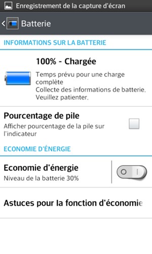 Activez Economie d'énergie