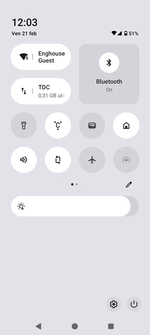 Disattiva Wi-Fi e Bluetooth