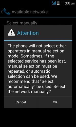 Select OK