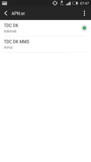 Din telefon har nu ställts in för MMS