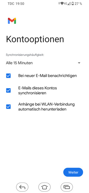 Wählen Sie Weiter