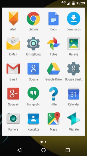Wählen Sie Einstellungen