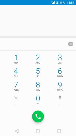 Appuyez longuement sur le numéro 1