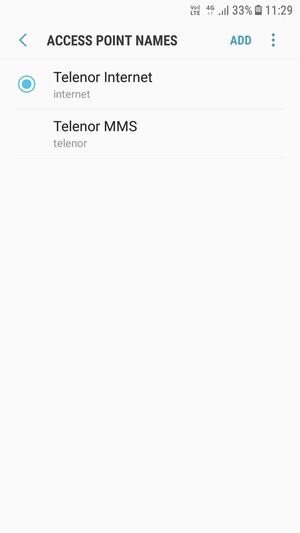 Select the Menu button