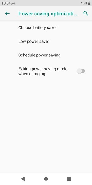 Select Choose battery saver
