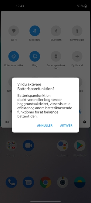 Vælg AKTIVÈR