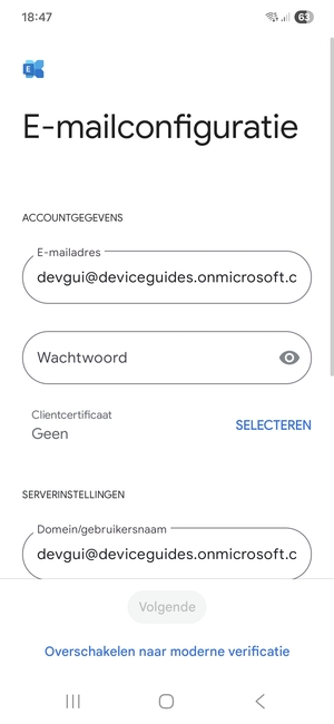 Voer uw wachtwoord in
