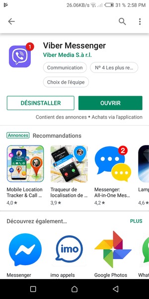 Sélectionnez OUVRIR