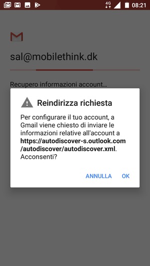 Seleziona OK