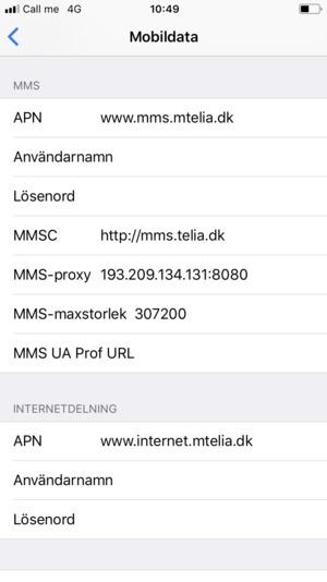 Ange MMS-information