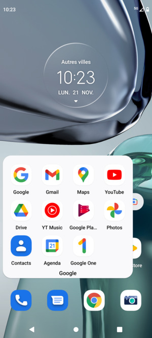 Sélectionnez Gmail