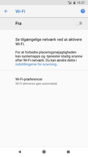 Aktiver Wi-Fi
