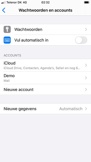 Uw account is klaar voor gebruik