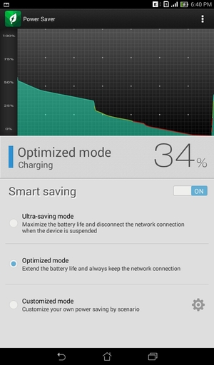 Select Ultra-saving mode