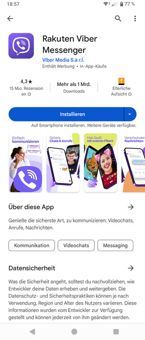 Wählen Sie Installieren