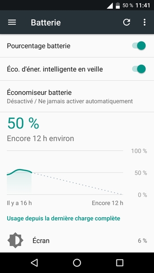 Sélectionnez Économiseur batterie