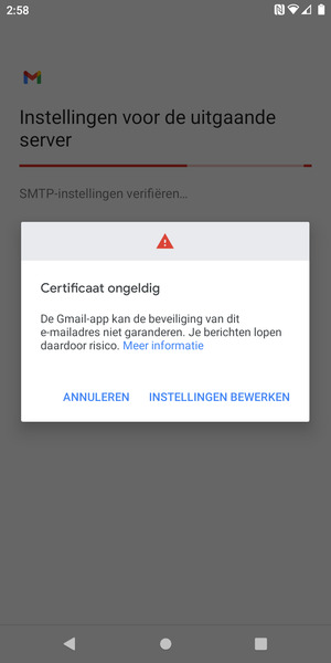 Selecteer INSTELLINGEN BEWERKEN