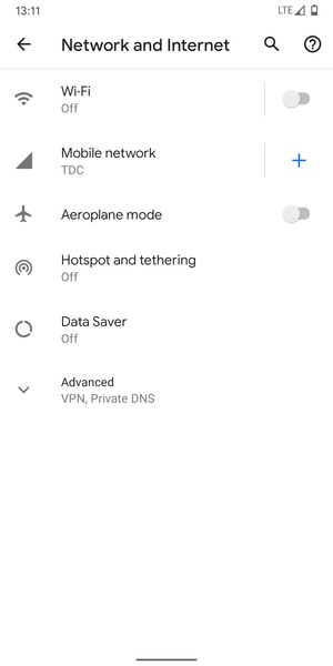 Select Mobile network