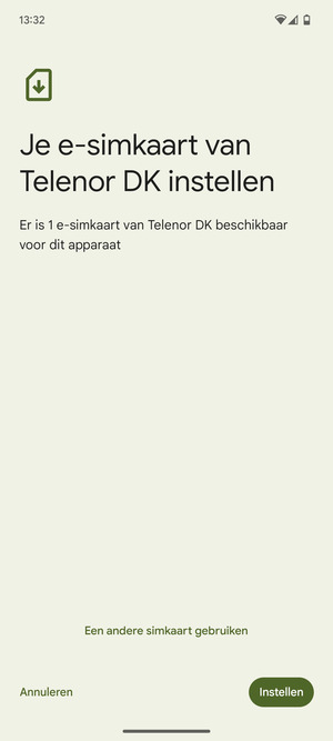 Selecteer Instellen