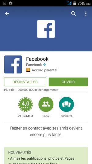 Sélectionnez OUVRIR