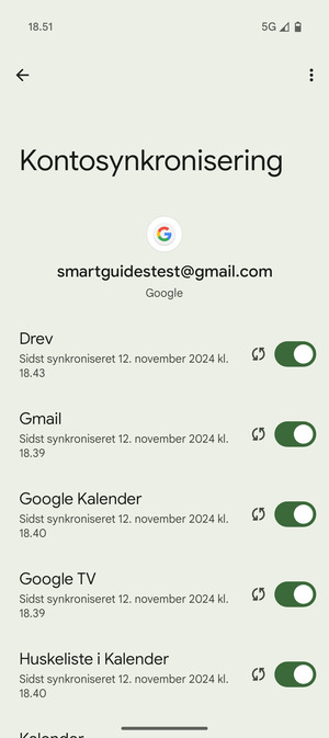 Vælg Menu-knappen
