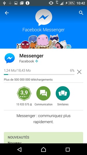 Veuillez attendre la fin de la procédure d'installation