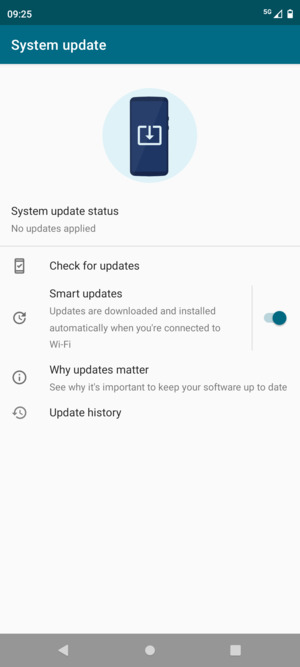 Select Check for updates