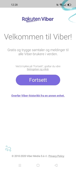 Applikasjonen er klar til bruk