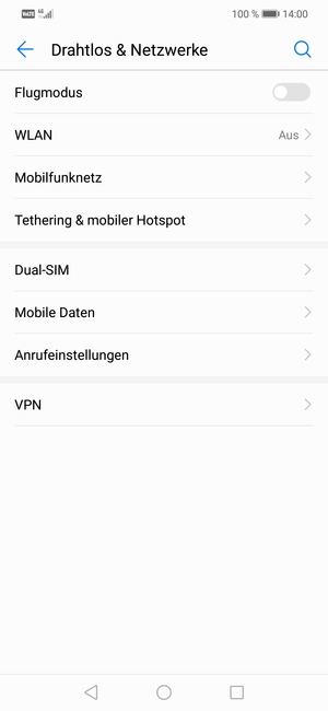 Wählen Sie WLAN