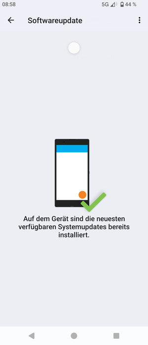 Warten Sie, bis die Suche abgeschlossen ist