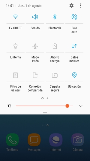 Desactive Wi-Fi y Bluetooth